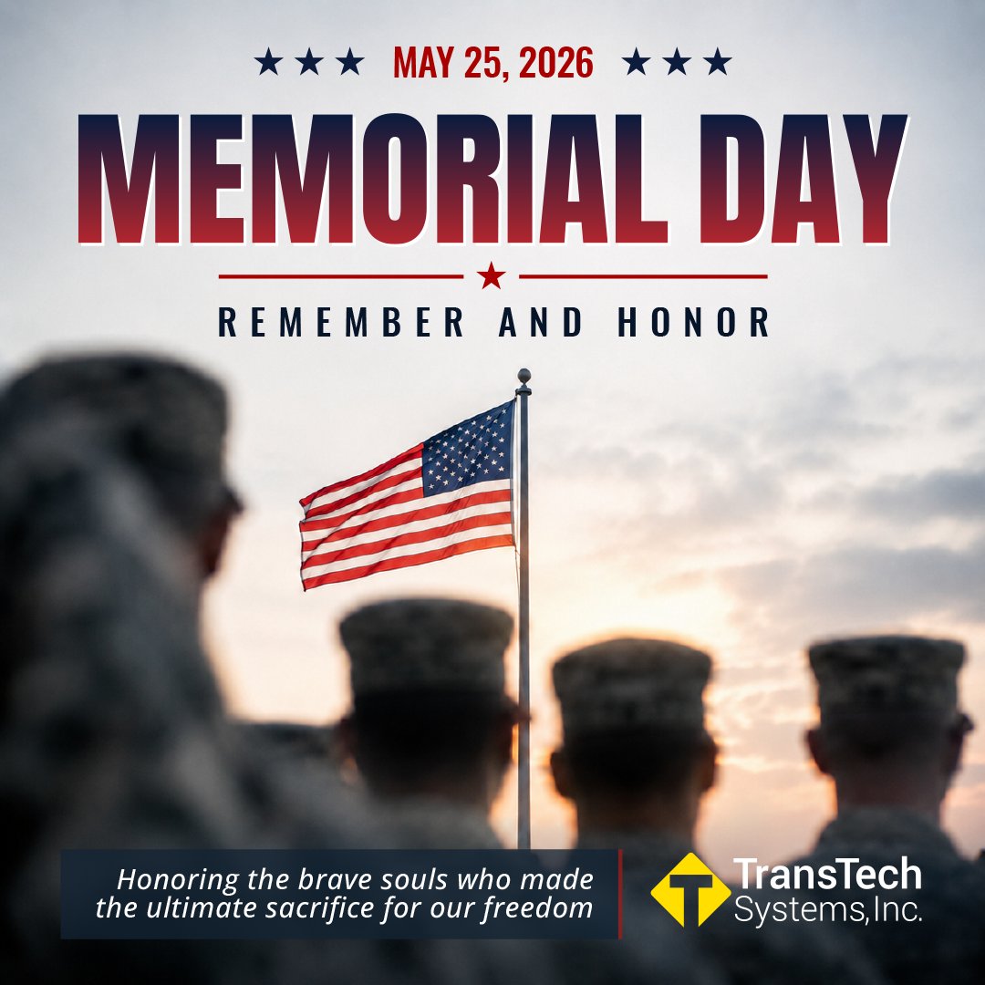 TransTechSystem's tweet photo. As we gather with family and friends this #MemorialDay, we pause to remember the heroes who made the ultimate sacrifice for our nation. Their courage and dedication will never be forgotten. 🇺🇸
______________
#HonorTheFallen #RememberAndHonor #TransTechSystems https://t.co/eQBvWtVpJl