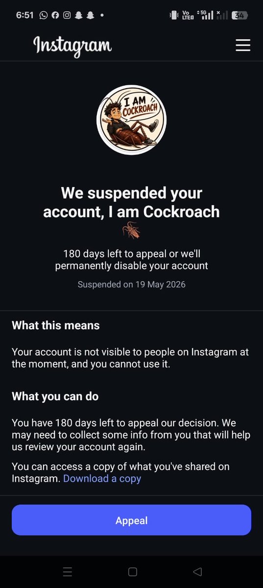 I Am Cockroach tweet media