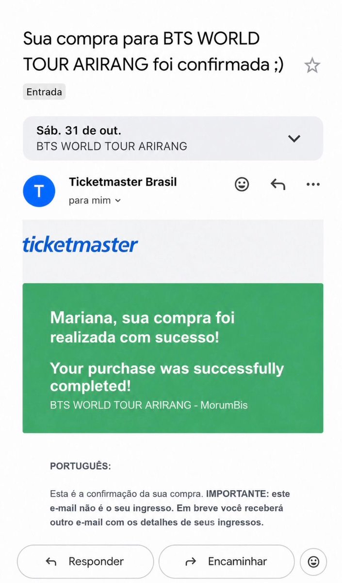 VOU VER O BTS tweet media