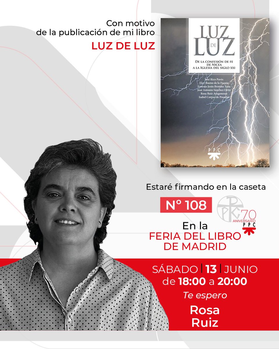 rosaruizarmi's tweet photo. si estás por Madrid el sábado 13 de junio por la tarde, nos vemos en la #feriadellibro, con @PPCEspana 
Me encantará saludarte. https://t.co/hoUvks3ex5