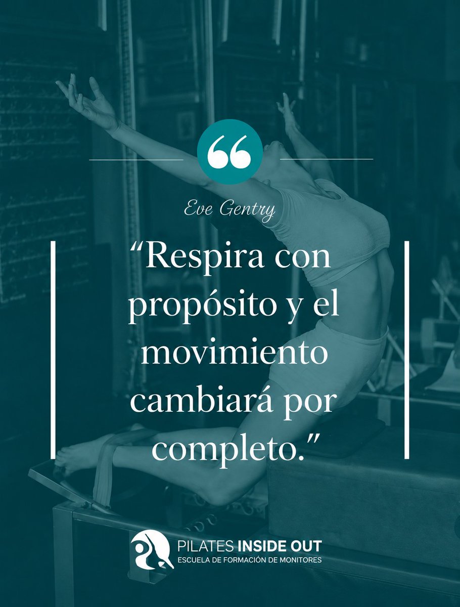 PilatesPIO's tweet photo. Porque cuando respiras con propósito, el movimiento deja de ser mecánico y se convierte en conciencia. https://t.co/3OEyf3OEXm