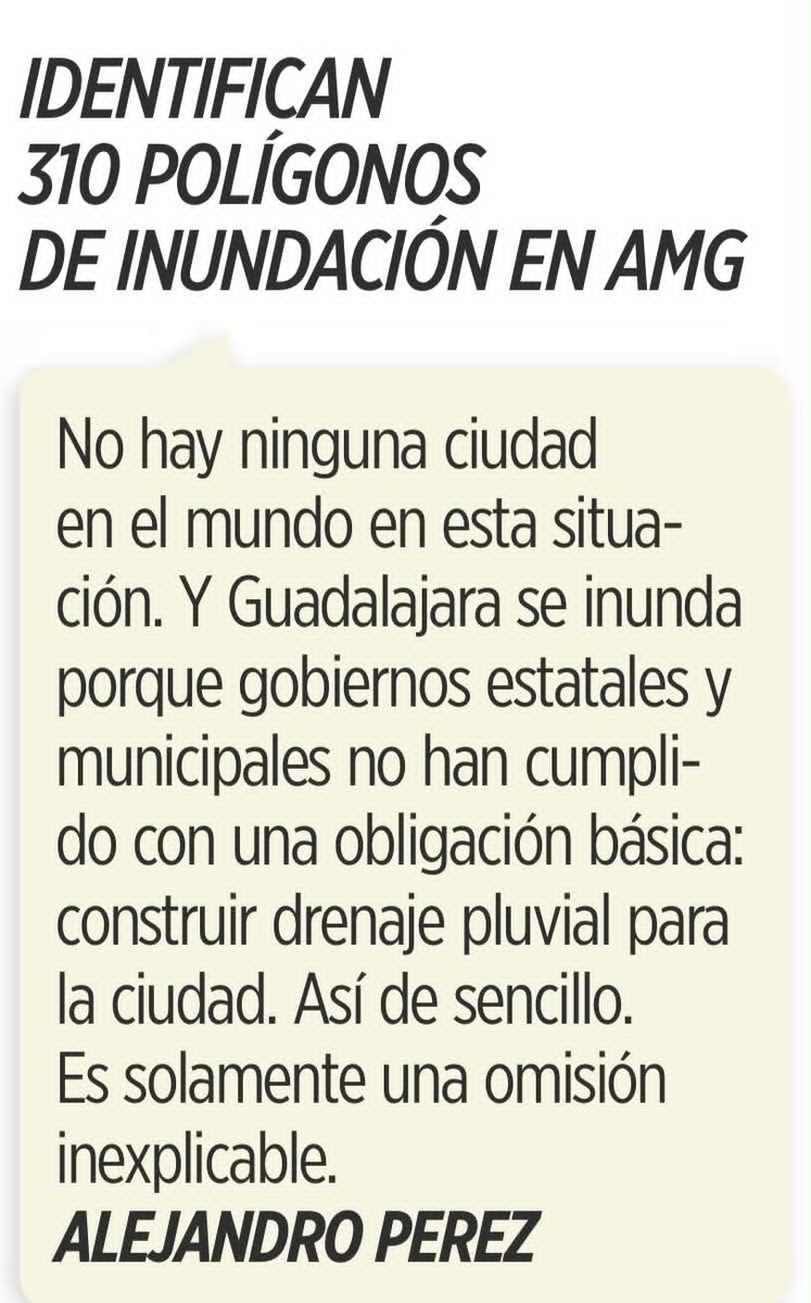 JPMS79's tweet photo. No, no es solamente drenaje pluvial, es gestionar cada subcuenca de la ciudad.
Es atender las zonas altas y medias de las subcuencas y no solamente tratar de remediar el problema en las zonas bajas.
Es ordenar el territorio. https://t.co/PdagX38DI4