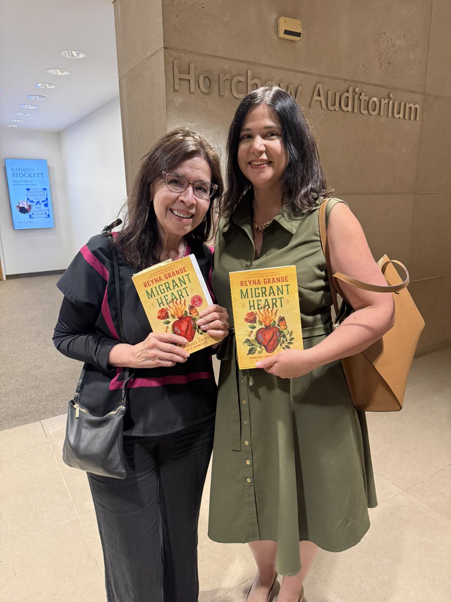 kunmuth's tweet photo. I enjoyed watching my friend and mentor, journalist Dianne Solis, in conversation with writer ✍️ Reyna Grande, author of “Migrant Heart,” at Arts &amp; Letters Live at the Dallas Museum of Art last night. I also caught up with my writer friends Stella Chavez and Joanna Cattanach. ❤️ https://t.co/2ZP74VxdJS