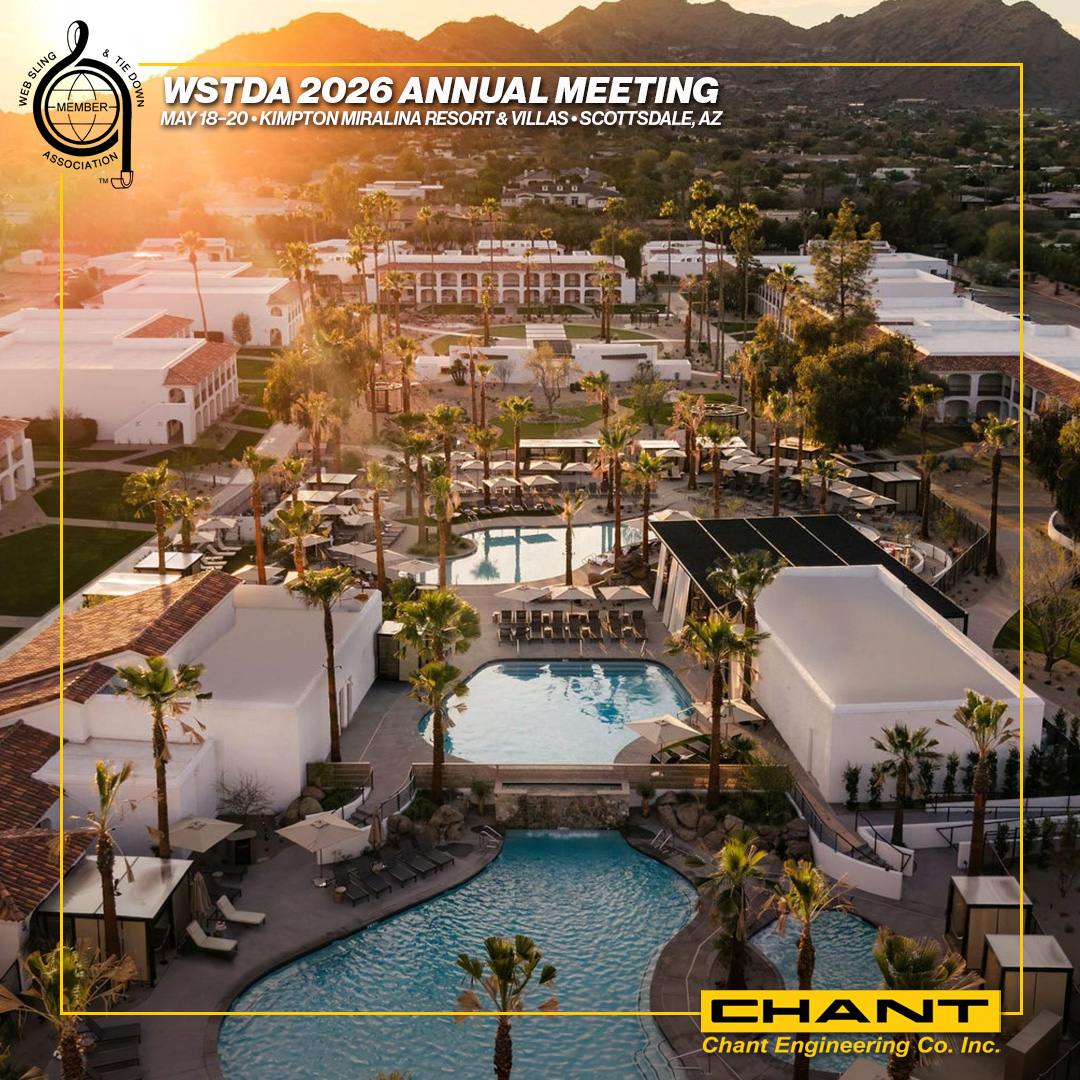 ChantEngineerCo's tweet photo. Enjoying the 2026 WSTDA Spring Annual Meeting in Scottsdale and seeing so many familiar faces from across the lifting &amp; rigging industry.

Funny enough, it’s hotter today in New Britain, PA (95°) than Scottsdale, AZ (88°)! https://t.co/3oQQmm7YZv