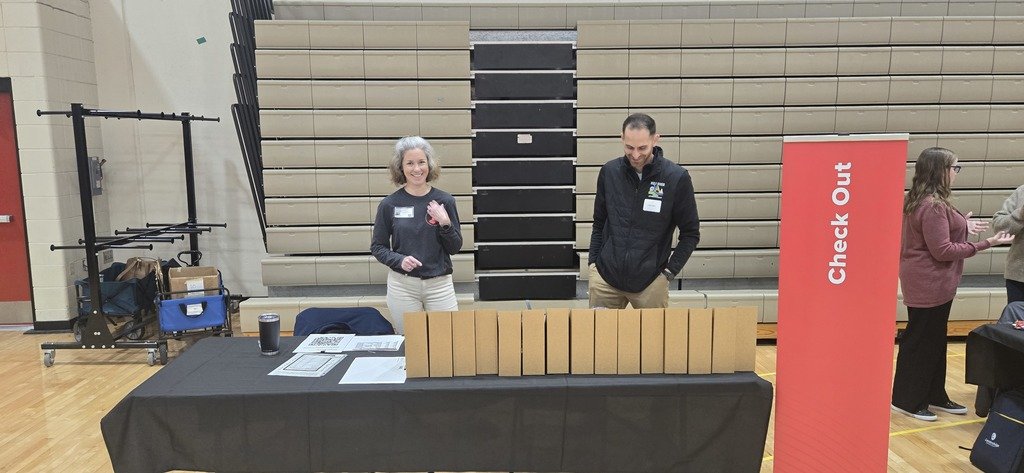 CESAeight's tweet photo. CESA 8 staff had a fantastic time supporting the Reality Fair in the Shawano School District! Events like these help students build important life, career, and financial literacy skills. https://t.co/nvAG3bfBu0