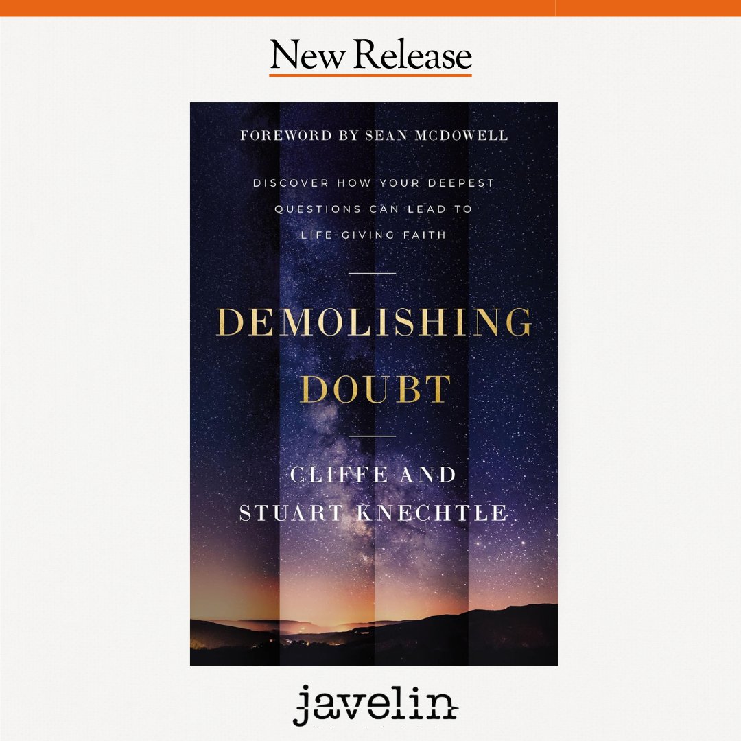 JavelinDC's tweet photo. Demolishing Doubt by pastors and social media phenoms @askcliffe and Cliffe Knechtle is available now — on why doubt and questioning is often the paradoxical path that brings us closer to God. https://t.co/TXzpyziKXp