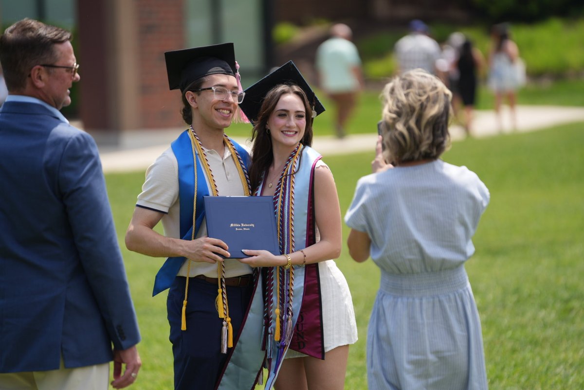 MillikinU's tweet photo. More than 250 graduates crossed the stage this weekend as we celebrated the incredible achievements of the Class of 2026! Congratulations to our newest Big Blue alumni! We’re so proud of you, and we can’t wait to see where you’re headed next! Read more at https://t.co/kJHgRgVeyP. https://t.co/h2DdnYh9Al