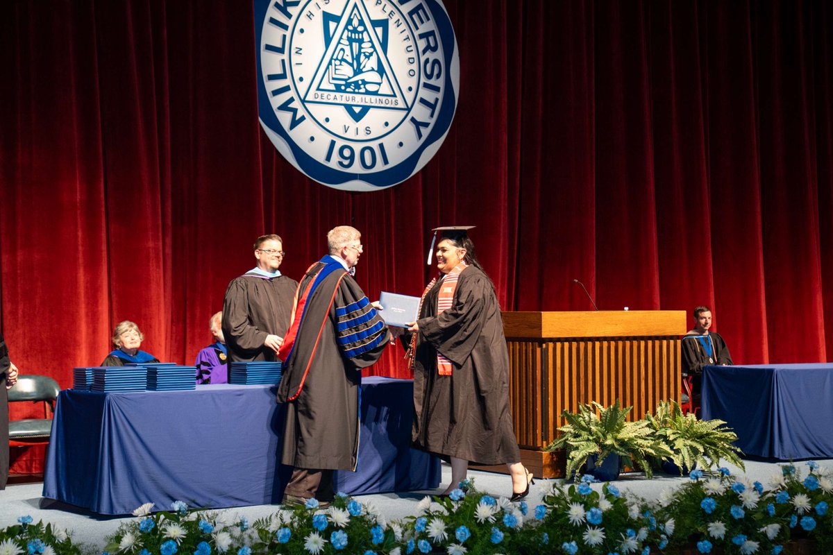 MillikinU's tweet photo. More than 250 graduates crossed the stage this weekend as we celebrated the incredible achievements of the Class of 2026! Congratulations to our newest Big Blue alumni! We’re so proud of you, and we can’t wait to see where you’re headed next! Read more at https://t.co/kJHgRgVeyP. https://t.co/h2DdnYh9Al