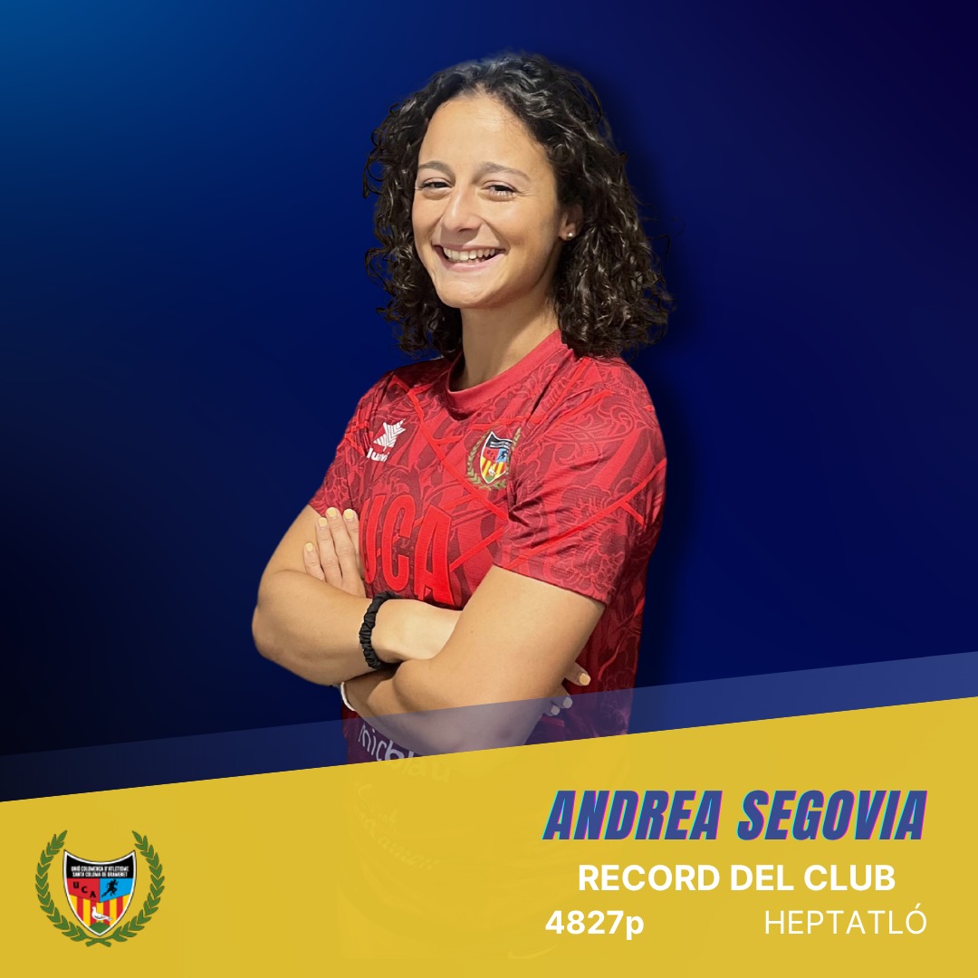 ucatletisme's tweet photo. 🔥 RÈCORD DEL CLUB 🔥
⚡ Andrea Segovia | Heptatló
💯 4827 punts
💪 Des d'USA, l’Andrea torna a superar el rècord del club de proves combinades,🔥
Una atleta que no deixa de créixer i de portar el nom de la UCA ben amunt 🚀💛
#OrgullUCA https://t.co/sOQgJmTj4u