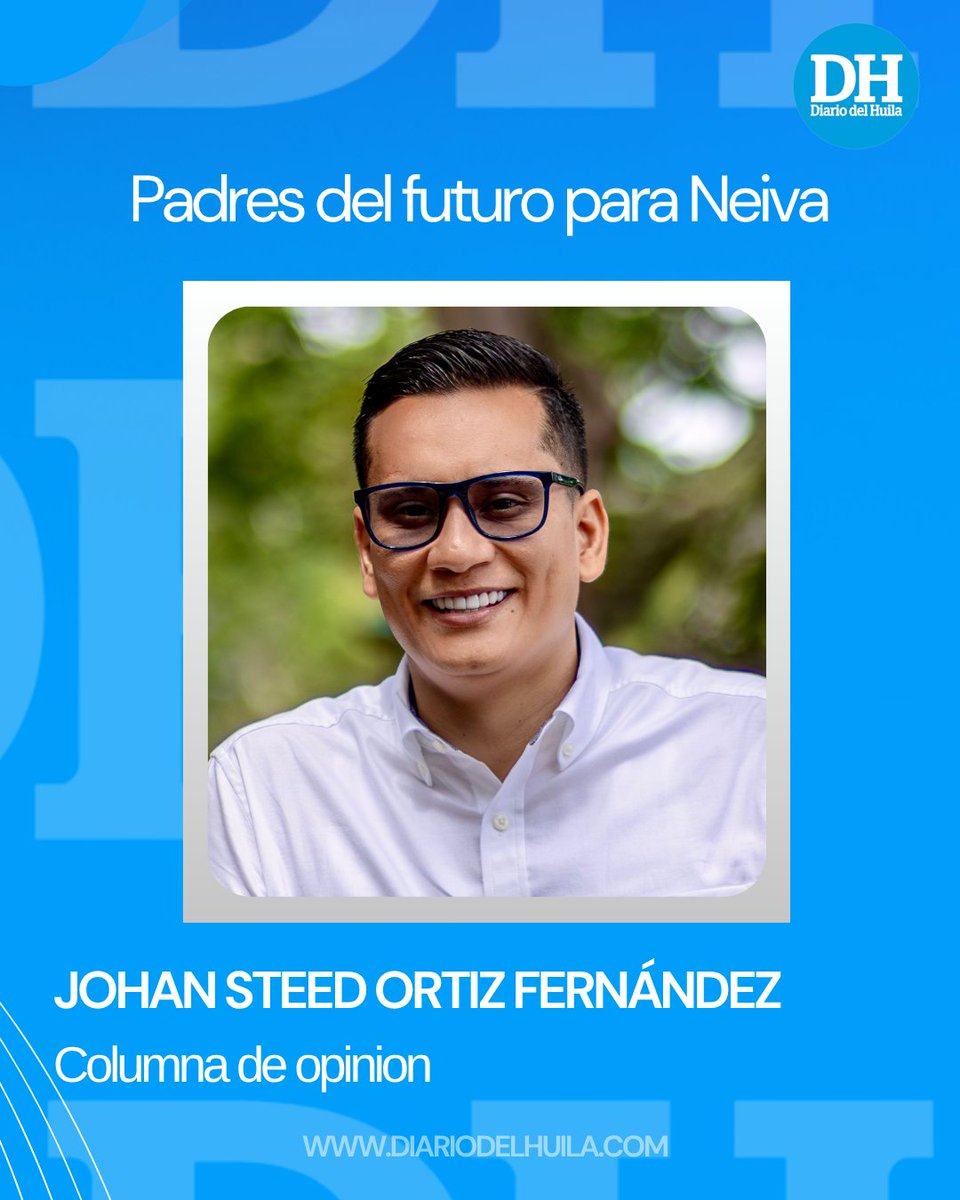 diariodelhuila's tweet photo. ⚠️ Opinión DH | Neiva y la ciudad que viene 👶

En su nueva columna para Diario del Huila, Johan Steed Ortiz Fernández plantea una reflexión sobre el futuro de Neiva más allá de la rabia política y las promesas repetidas. 🏙️ A propósito de los 414 años de la ciudad y el primer año de vida de su hijo Salvador, cuestiona qué liderazgo necesita realmente la capital huilense para dejar de vivir entre el atraso y la nostalgia.

¿Cree que Neiva está pensando en las próximas generaciones o solo en resolver la coyuntura del momento?

📝 Lee la columna completa de Johan Steed Ortiz Fernández en el enlace.
https://t.co/hqqFipITC1
#OpiniónDH #Neiva #Futuro