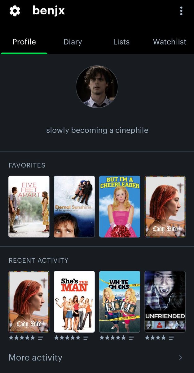 bennzenee's tweet photo. hey moots what are your top 4 on letterboxd? this is mine #letterboxd #filmtwt https://t.co/UUQ5zlnvSm