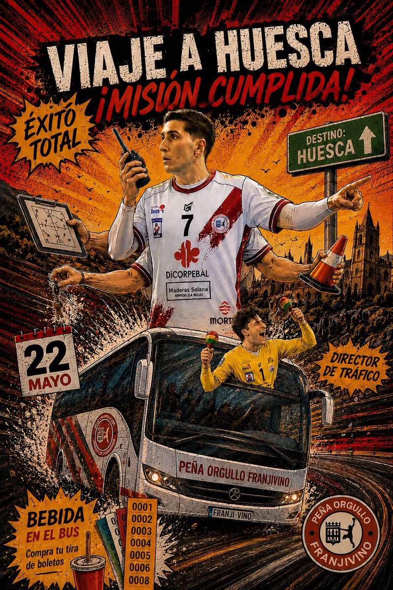 OFranjivino's tweet photo. @ciudadlogronobm ¡¡¡ ÚLTIMA SALIDA, ÚLTIMO VIAJE CON LA FRANJA, Y ÚLTIMAS PLAZAS EN EL BUS !!!
⚪⚪🔴🔴🔴⚪⚪
Corre que vuelan !!!!
TOD@S CON EL EQUIPO !!!!
💪🏼💪🏼

Además habrá sorteo de prendas del Club !!!

VAMOS  LOGROÑO !!!
⚪⚪🔴🔴🔴⚪⚪
#Franjivinos
#AupaLogroño
#LaFranjaEsSagrada
#OFonTour https://t.co/27TljHU5GK