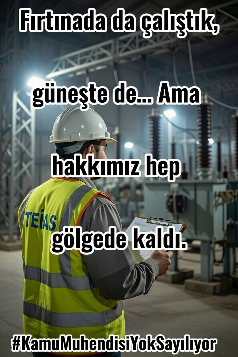 tufansert1235's tweet photo. Teknik personelin sahada karşılaştığı riskler artarken ekonomik karşılığı geride kaldı. Kamu mühendisleri için yıpranma payı değerlendirilmelidir. #KamuMuhendisiYokSayılıyor @RTErdogan @tcbestepe @iletisim @murat_kurum @a_uraloglu @mfatihkacir https://t.co/v6ICNzzlTX