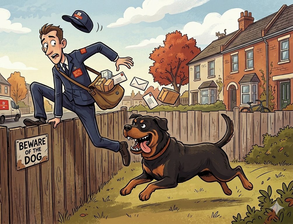 FawnDogTraining's tweet photo. There is a massive rumour in the UK dog world that you shouldn't put up a “Beware of the Dog” sign because it’s a legal admission that you know your dog is dangerous.

It is not an automatic admission of guilt. But it’s also not a magical legal shield. https://t.co/MZgPT2FpPg