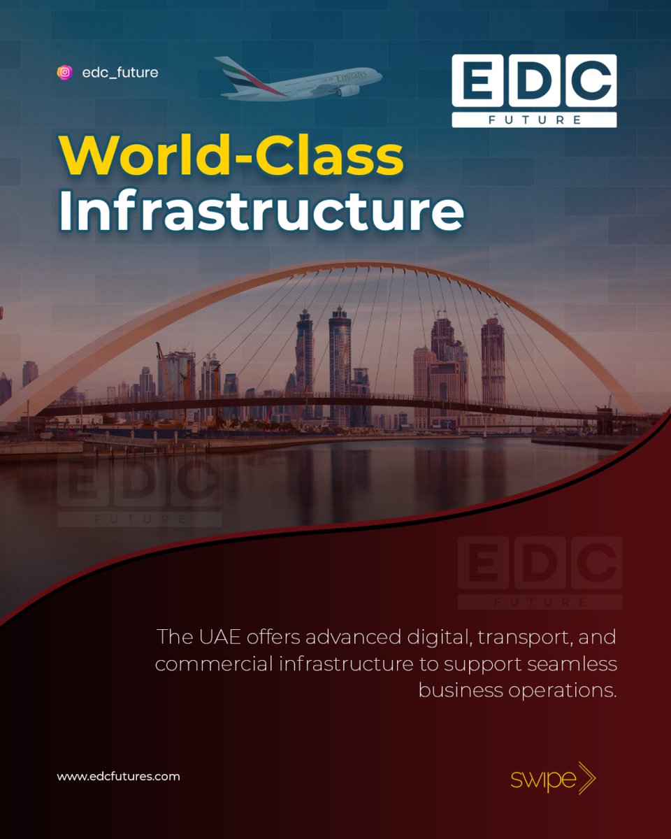 edcfuture's tweet photo. Why are entrepreneurs and investors choosing the UAE for business growth?
#UAEBusiness #DubaiBusiness #BusinessSetup #CompanyFormation #DubaiMainland #DubaiFreezone #UAEInvestor #Entrepreneurship #BusinessGrowth #EDCFuture #indigitt #ownthedigitalfuture https://t.co/sKKOMFk15n