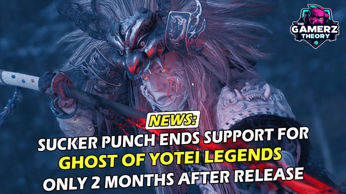 TheGamerzTheory's tweet photo. Sucker Punch has officially ended support for Ghost of Yotei Legends, with the recent Raid update being the final content just two months after launch.
https://t.co/j2dwWmPpnS
#GhostOfYoteiLegends #SuckerPunch #GhostOfYotei #PlayStationNews #LegendsUpdate https://t.co/T5VpuZitRV
