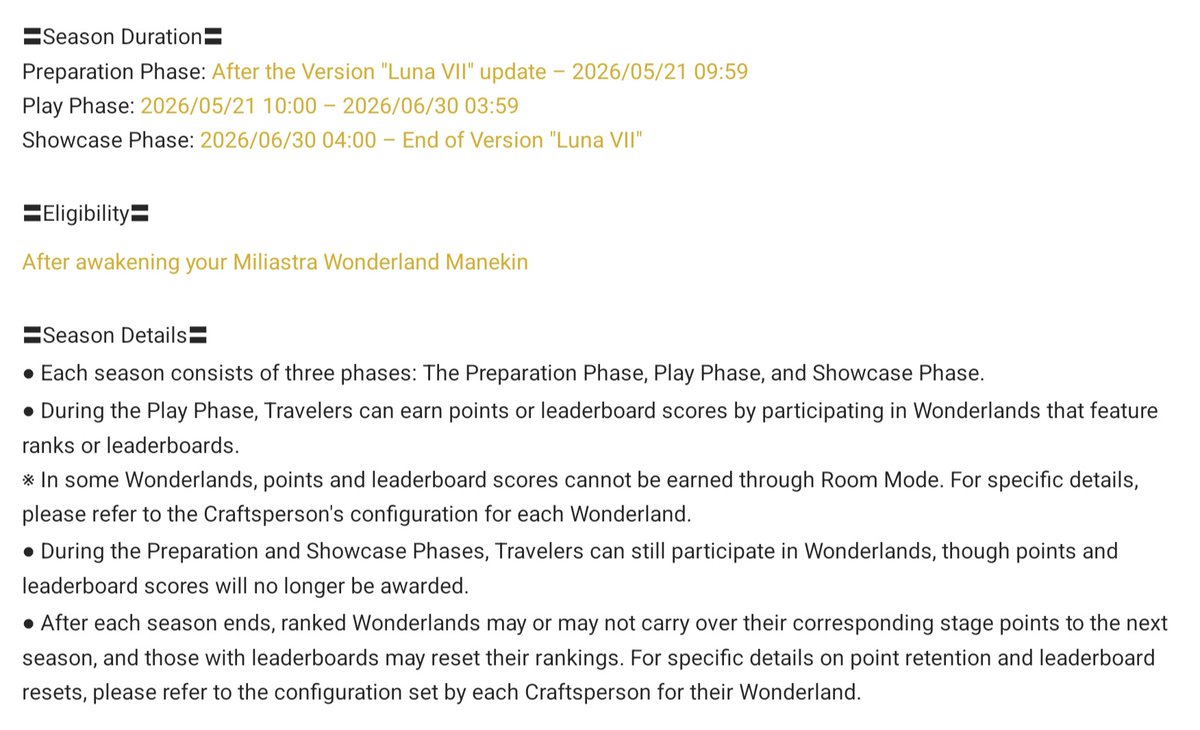 Miliastra Wonderland Updates 🌸 tweet media