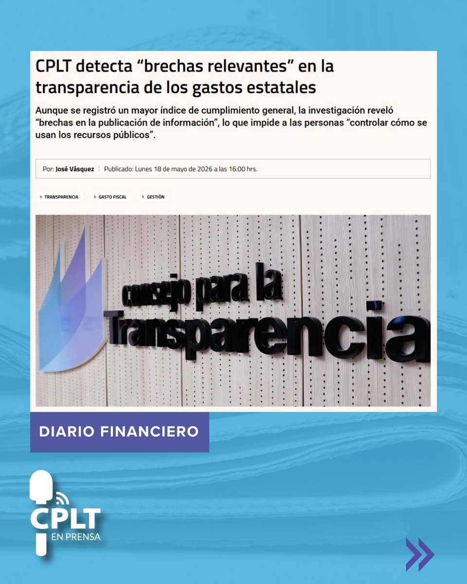 Consejo para la Transparencia 🇨🇱 tweet media