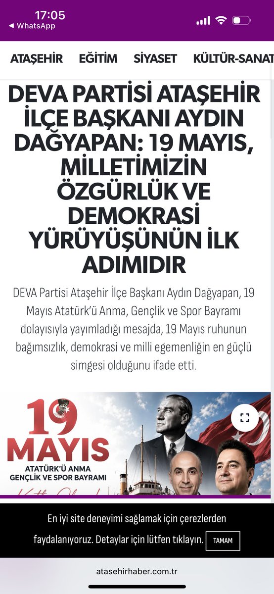 Ataşehir Deva Partisi tweet media