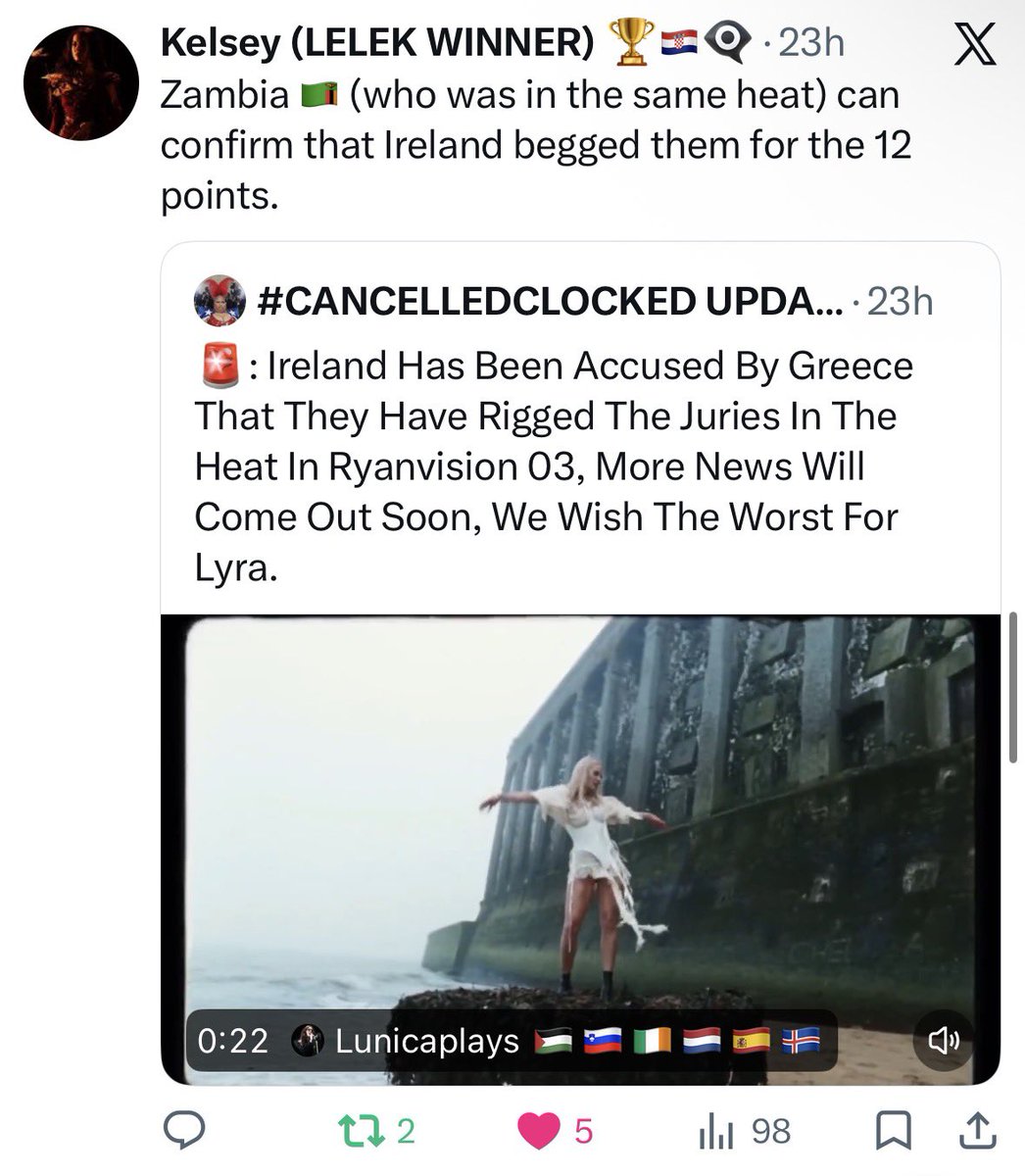 #CANCELLEDCLOCKED UPDATES tweet media