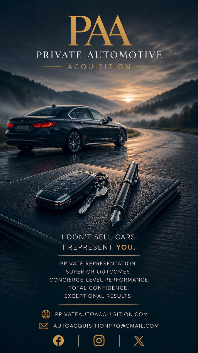 PrivateAutoPro's tweet photo. Most people lose BIG at the dealership.  My clients don’t. 

Nationwide. 

Message me before you step on the lot.

10% Off! Mention DEAL CONTROL!

#CarBuyer #AutoDeals #CarNegotiation #InsiderKnowledge #CarShoppingTips #NoStressBuying #BestDeal #AutoIndustry #TruckDeals #CarLife https://t.co/B1XS2uzs06