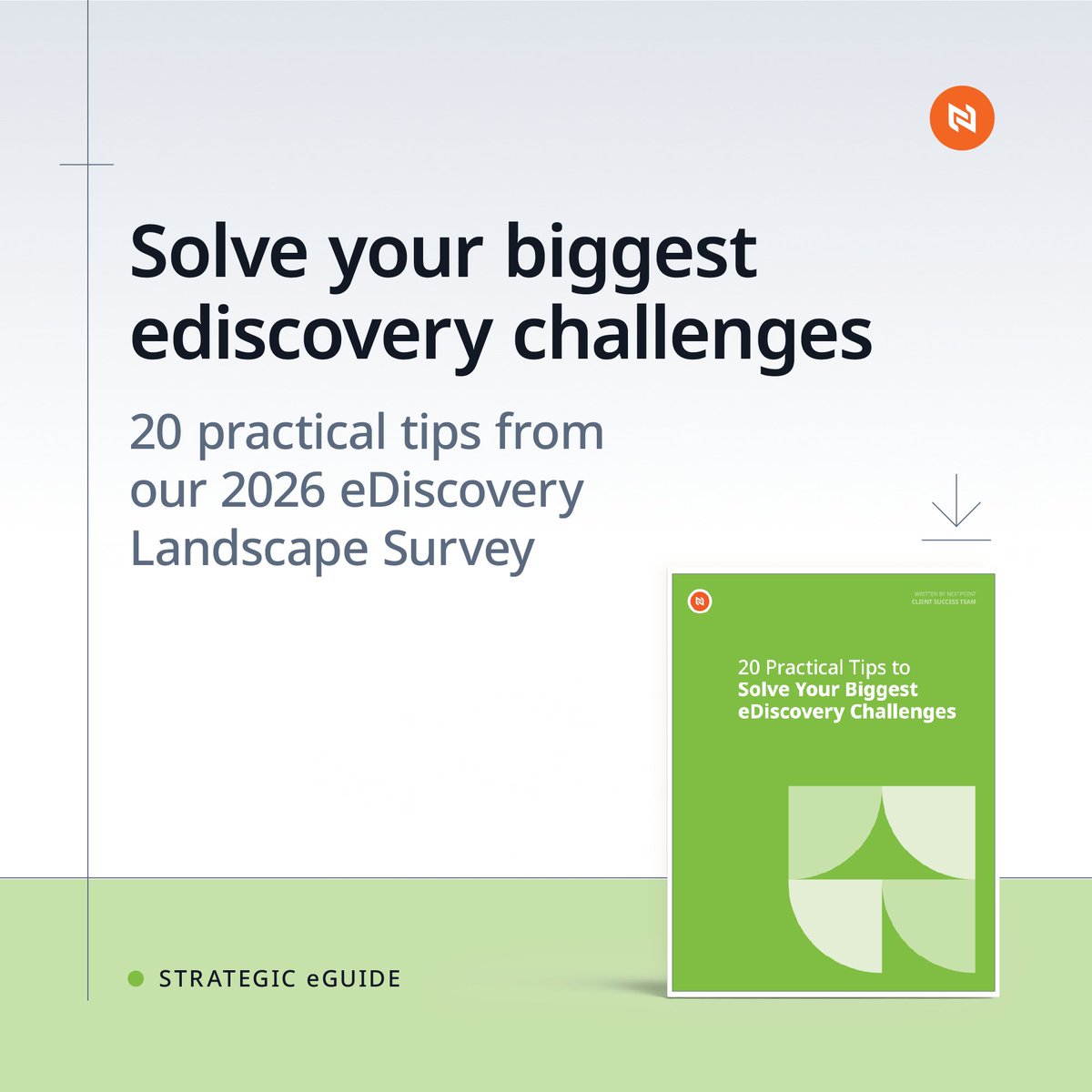 Nextpoint's tweet photo. 📊 In our 2026 eDiscovery Landscape Survey, we asked 100+ legal professionals what’s making ediscovery hardest right now.

41% report lack of time as their biggest issue — followed by budget (32%) and resources/technology (26%).

Read the full breakdown: https://t.co/E5hRn17UXi https://t.co/TB8jrjt6i7