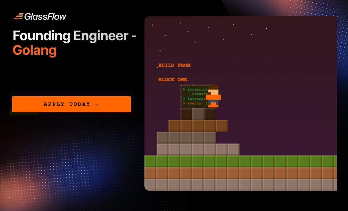 glassflowdev's tweet photo. Still looking for a Founding Engineer 🚀🚀
Not a "senior dev" role. Not a backlog ticket role. A "here's the problem, let's build for it" role.
→ Low-latency #eventstreaming infra
→ Billions of events
→ GlassFlow stack: #Go, #Kafka, #NATS
Apply here: https://t.co/3BkOo0hrBZ https://t.co/n4nDqi5zpg