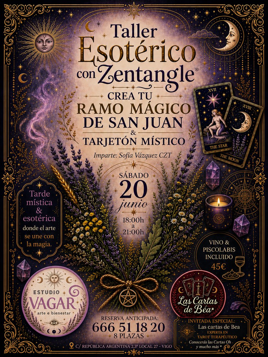 SofiaZentangle's tweet photo. #tallemistico #tallercrestivovigo #sanjuan #estudiovagar https://t.co/kDCyrdqksm