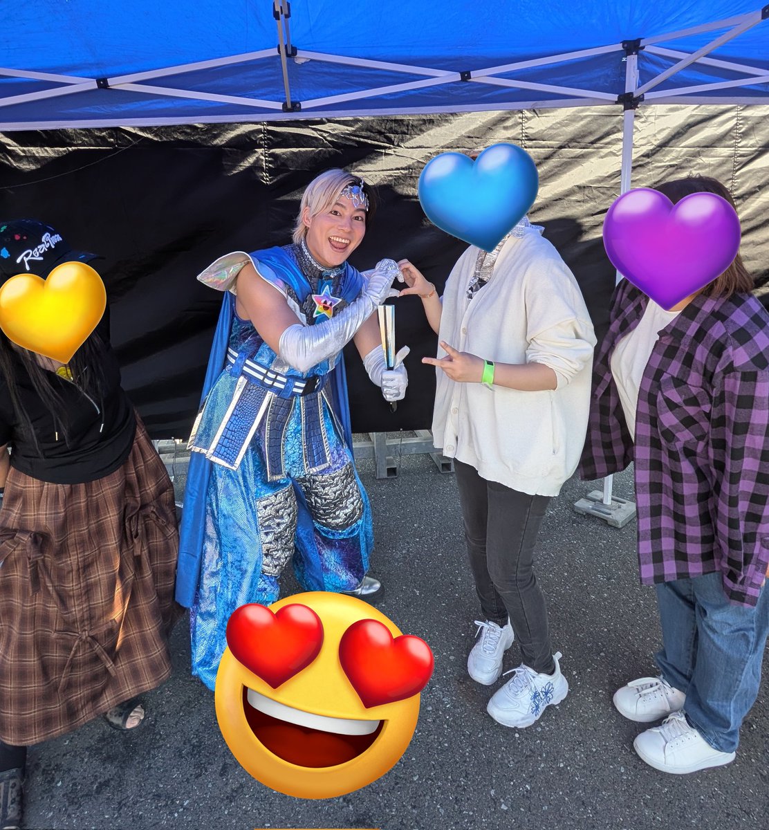 Blue_Girl_C's tweet photo. 先日のキメラ、仲良しさん3人でお邪魔させていただいたのですが、めっちゃ楽しかった✨
おでこは案の定焼けました😅

撮影会、久々のかちょさんでオドオドしてしまった…💦オドオドしすぎてかちょさんに笑われたぜ😇💙

また皆で行けたら良いなぁ💛💜💙 https://t.co/7UeOciCEwG