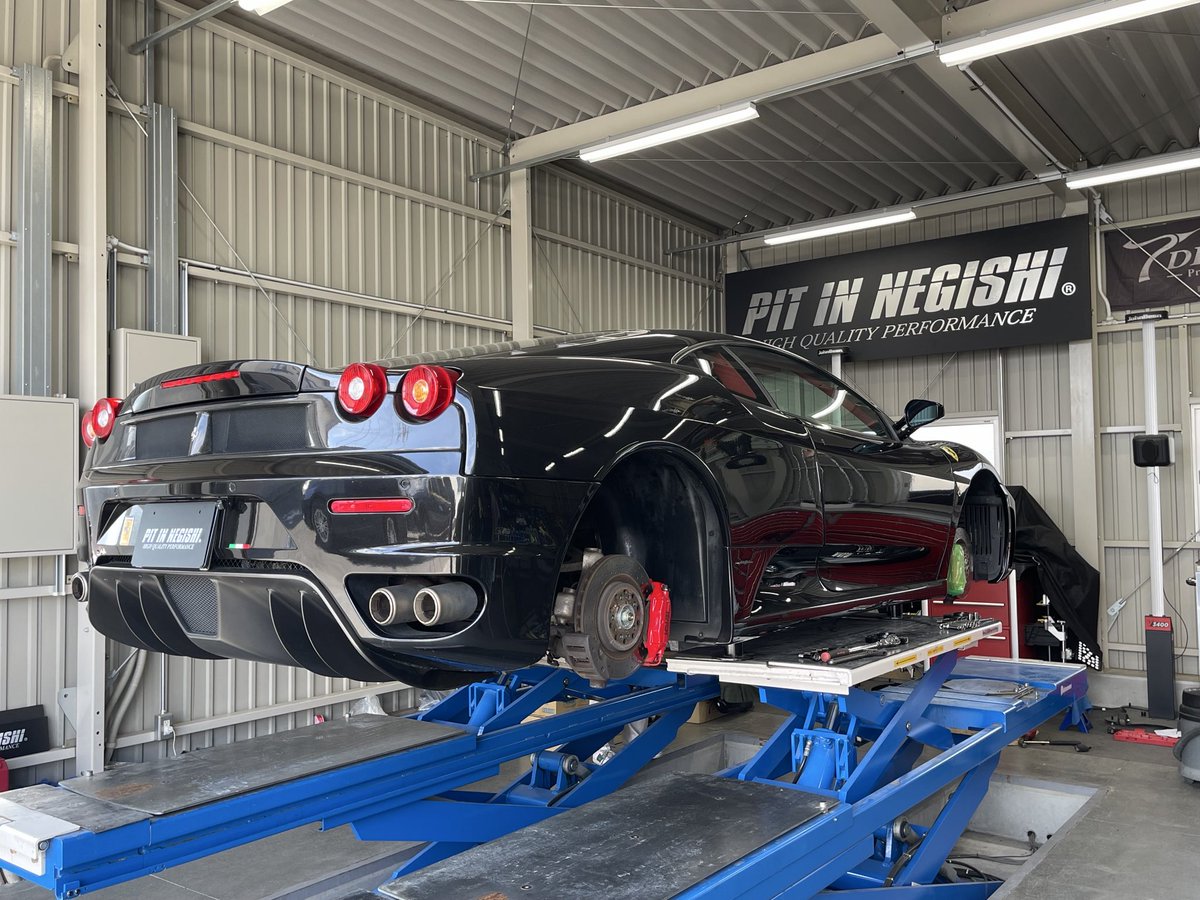 InNegishi's tweet photo. Ferrari  F430
車高調整、アライメント作業ご依頼ありがとうございました😊✨
スーパーカーもお任せください🚗✨
またのご利用心よりお待ちしております✨✨

https://t.co/CgHFd8yyMo https://t.co/4s4kr8tNed