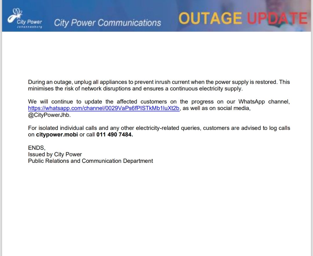 @CityPowerJhb tweet media