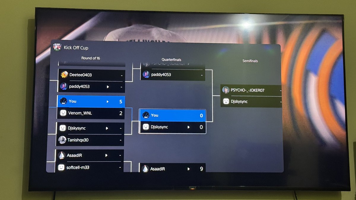 andyxx21's tweet photo. @EASPORTSFC @PlayStation  what the fuck are you’ll smoking in those server rooms I’ve been playing and waiting for next round only for the opposing player not to join and I get kicked out of the tournament. I know EA is piece of shit but not expected this sort of from PSN https://t.co/LY8akqco1M