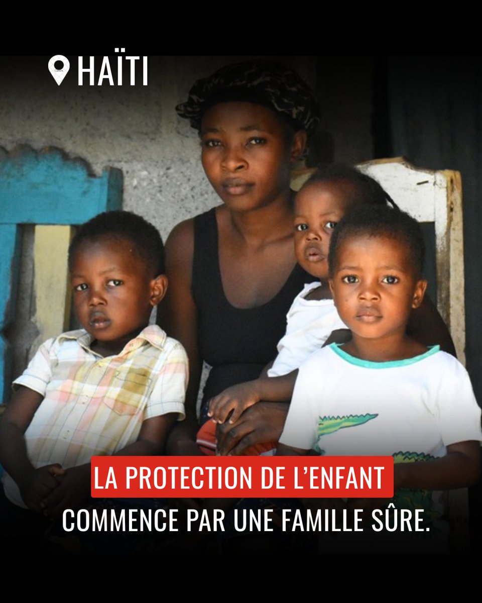 SCI_Haiti's tweet photo. La famille doit être un lieu sûr pour chaque enfant.
@SCI_Haiti agit pour que chaque enfant puisse être protégé, apprendre et s’épanouir pleinement. 
Aucun enfant ne doit être laissé de côté. https://t.co/uuhpHgOrfs
