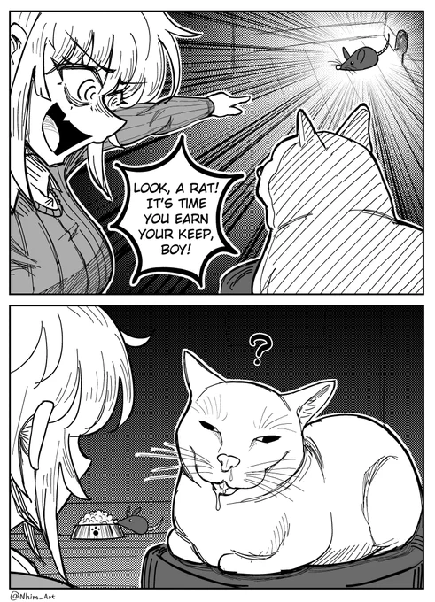 Catching Mice. 