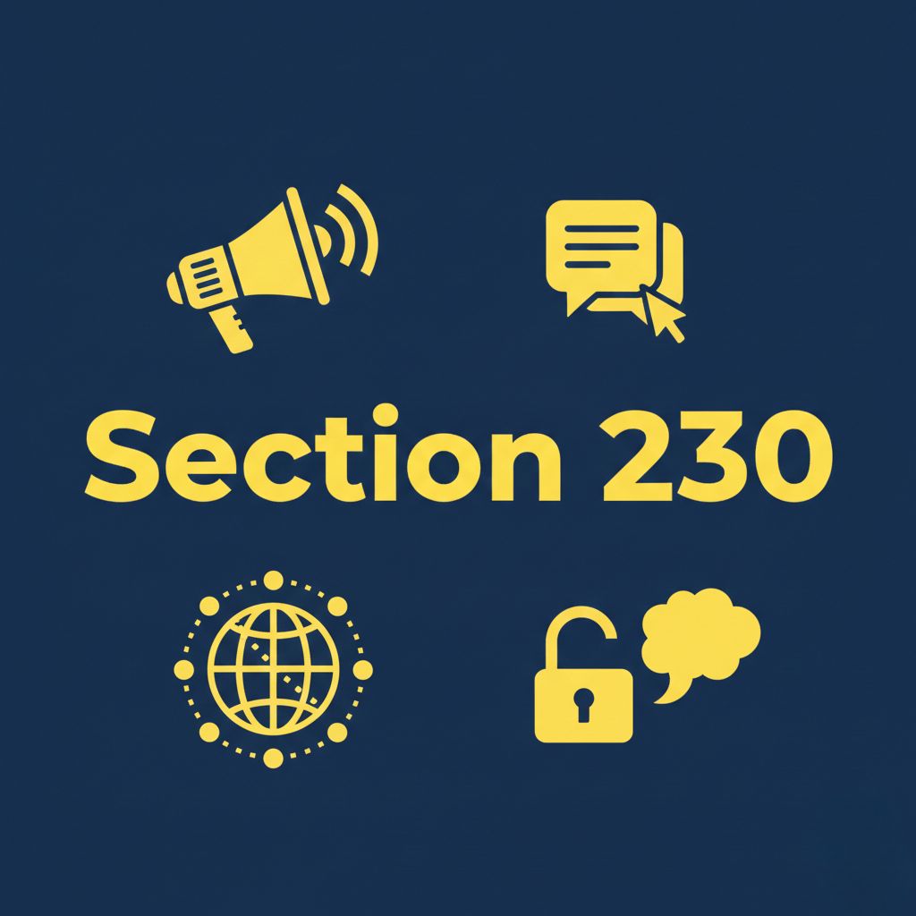 NetChoice's tweet photo. For the past 30 years, Section 230 has been the firewall of the internet, protecting free expression online from censorship by lawsuit. 

Without it, the vibrant web we know would be buried under endless litigation. We must preserve this cornerstone of digital liberty. 📱 https://t.co/Yb9IFR7xlx
