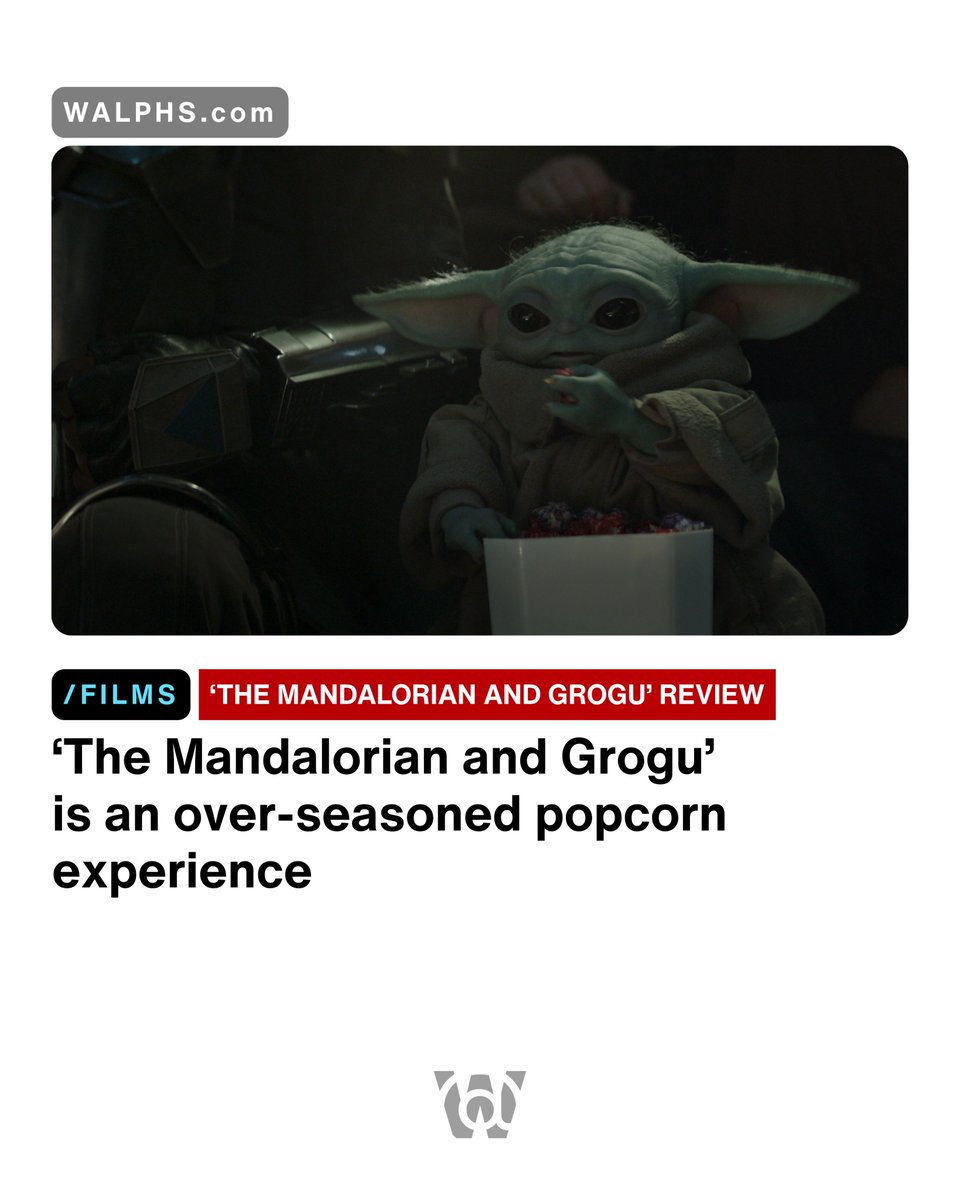 walphs's tweet photo. REVIEW: “The Mandalorian and Grogu” offers no real nourishment, but it provides a temporary, deeply satisfying fullness. https://t.co/3boABmUdXE

#WALPHS #BaksOffice @walphsdotcom @baksoffice https://t.co/bIgp8mRKOX