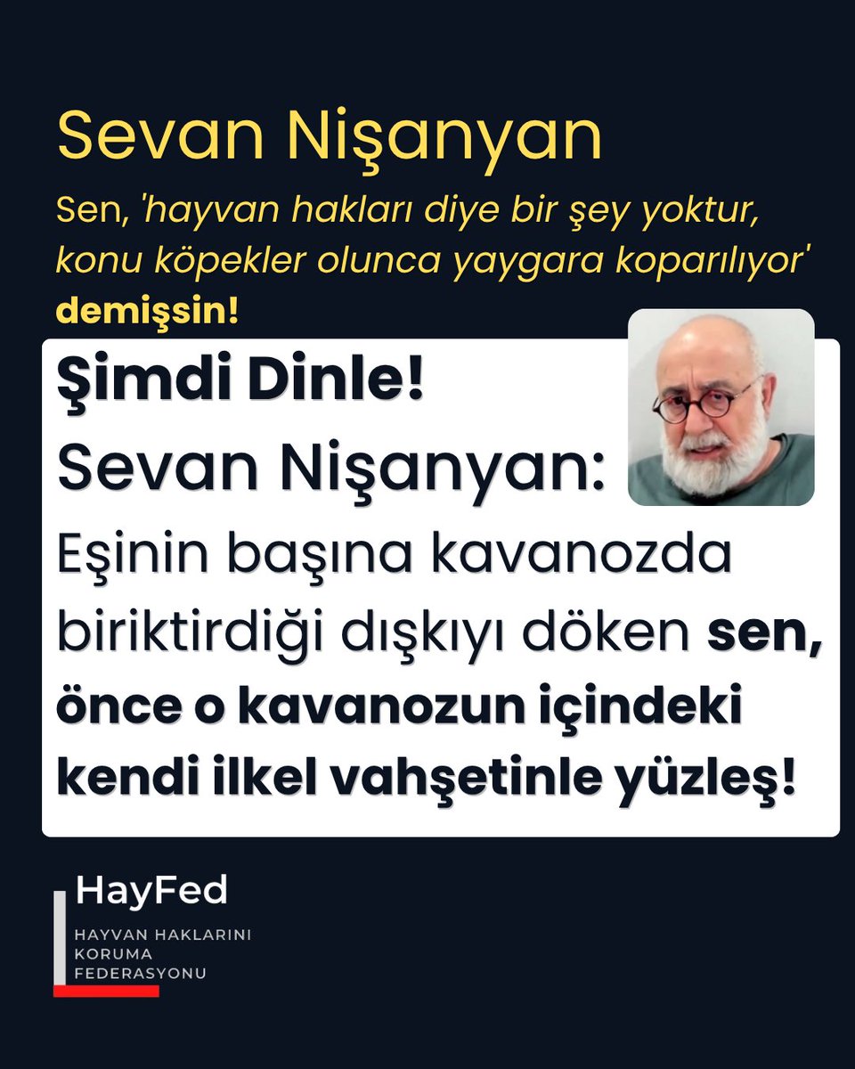 HayFed-Hayvan Haklarını Koruma Federasyonu tweet media
