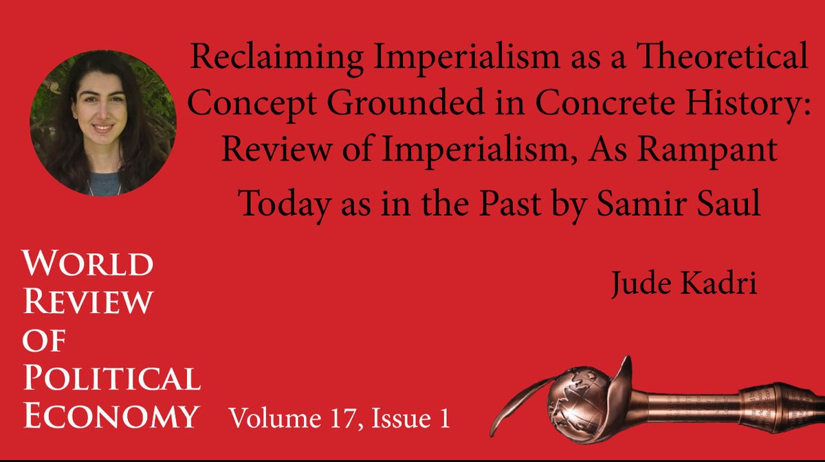 wape_web's tweet photo. Jude Kadri’s review article examines Samir Saul’s Imperialism, As Rampant Today as in the Past (Baraka Books, 2025) as a decisive intervention against the conceptual dilution of imperialism in contemporary academia https://t.co/pop9cLAipE. Read #openaccess on @SO_Research https://t.co/YOhlRIYvhN
