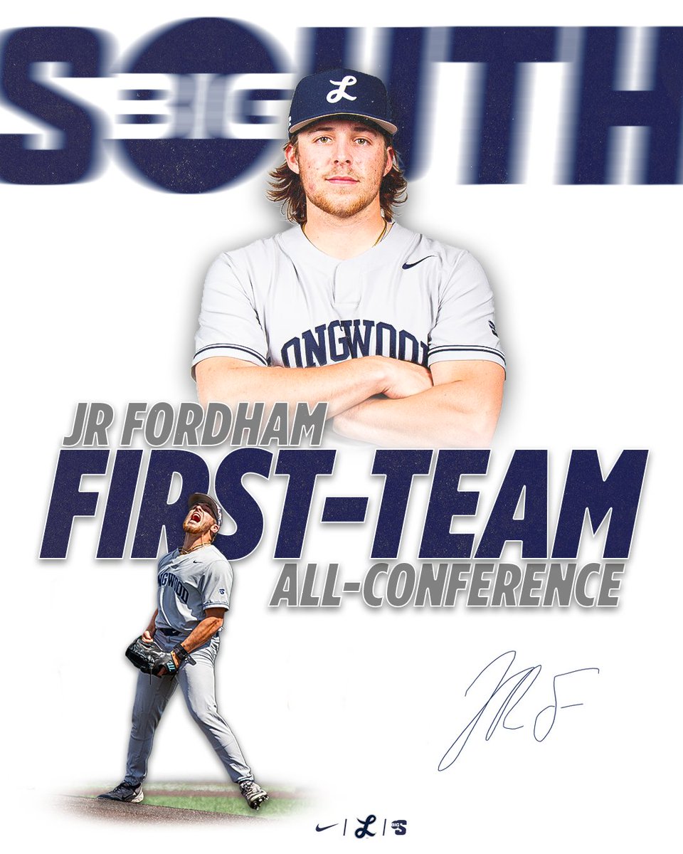 LongwoodBase's tweet photo. Well deserved 👏 @JRFordham1 

Big South First-Team All-Conference

#BeYou || #AKTIF https://t.co/7rpXlNMuam