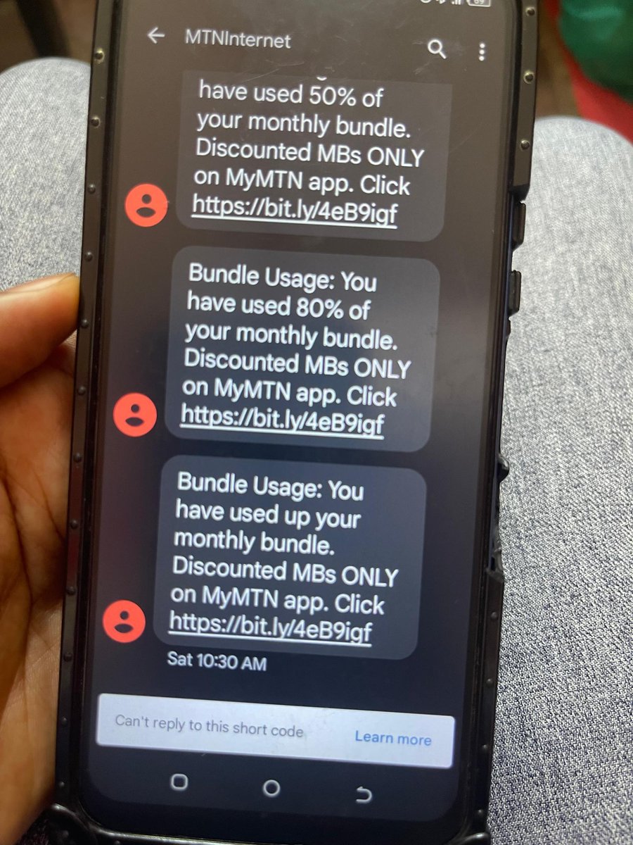 Murshanonymous's tweet photo. @mtnug Data theft alert ⚠️, @mtnug you can do better. One day and a monthly data bundle of 22gb is gone. https://t.co/fjYkWlFGFS