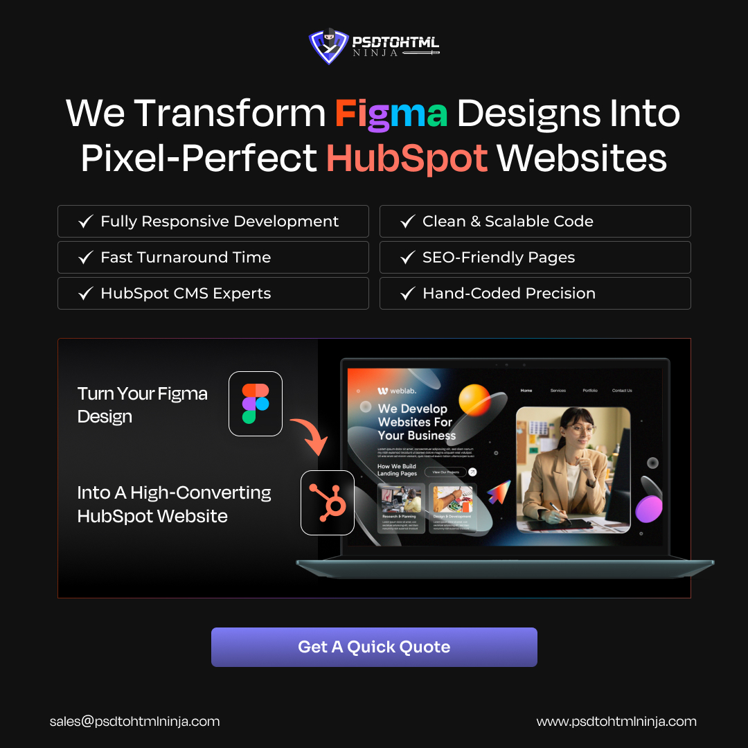 ninjapsdtohtml's tweet photo. ๐ Transform Figma designs into pixel-perfect HubSpot websites at PSDtoHTMLNinja.
๐๐๐ฏ๐ ๐ ๐
๐ข๐ ๐ฆ๐ ๐๐ข๐ฅ๐ ๐ซ๐๐๐๐ฒ?
๐ฉ Email: sales@psdtohtmlninja.com
๐ https://t.co/pcJhicDCn4
#FigmaToHubSpot #WebDevelopment #HubSpot #PSDtoHTML #UIUX #WebDesign #HubSpotDeveloper https://t.co/PM8mS2VEIz