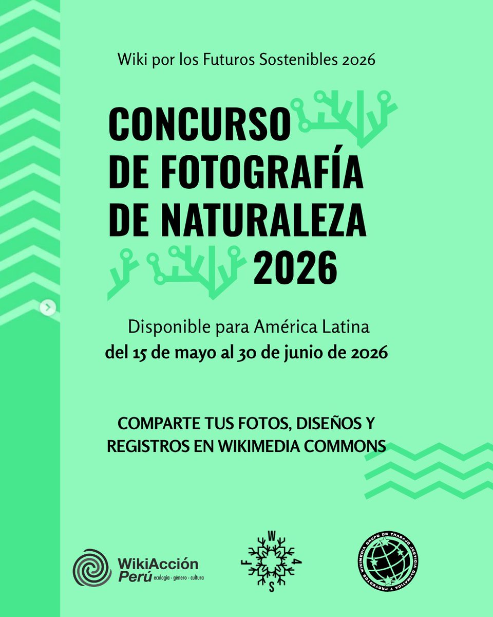 cbrescia's tweet photo. #ConcursodeFotografíadeNaturaleza2026 ||📷 una invitación abierta a documentar, reflexionar y generar conciencia sobre las transformaciones ambientales que atraviesan nuestros entornos.

📷 Revisa las bases y sube tus registros aquí: https://t.co/yO5GZbiAb2

#WikimediaCommons https://t.co/E731ZYzfYp