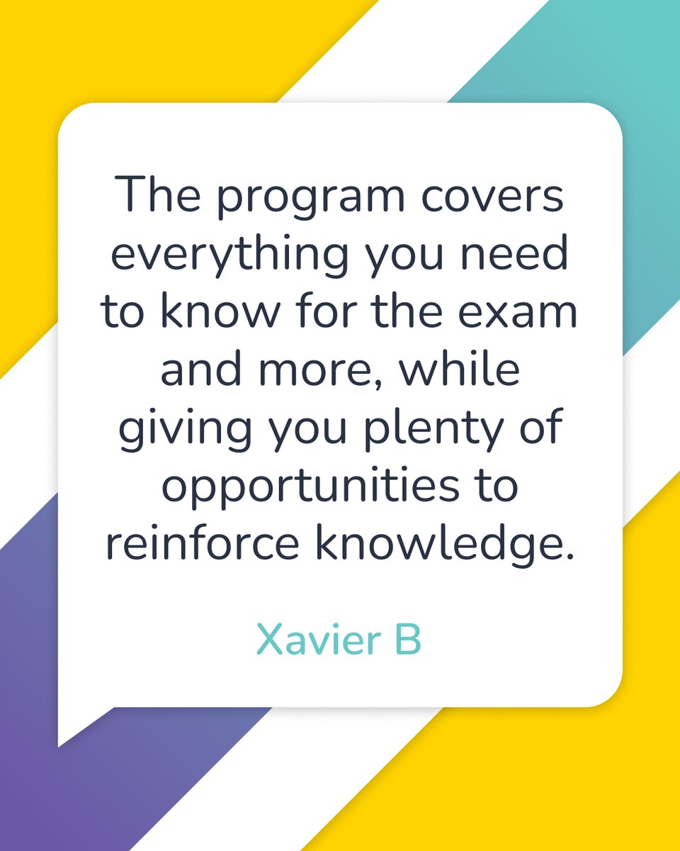 coachingactuary's tweet photo. We love hearing when Coaching Actuaries materials have helped you reach your goals. Thanks to Xavier for reaching out to let us know how we were able to help!

#countonCA #feedback #aspiringactuaries https://t.co/s9wF0FEA9O