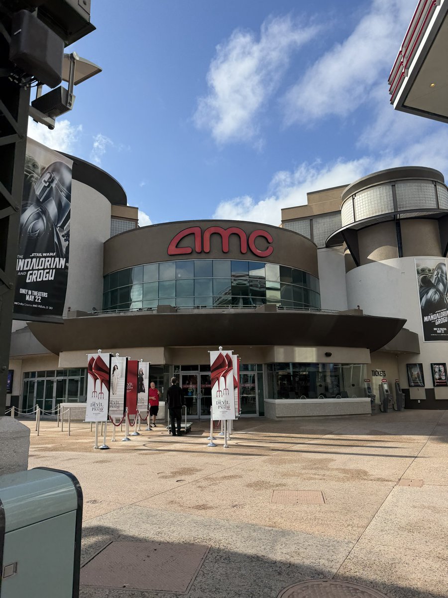 magiccitymayhem's tweet photo. Also, The Devil Wears Grogu on the other side. #amctheater https://t.co/eFDwMQF1t8