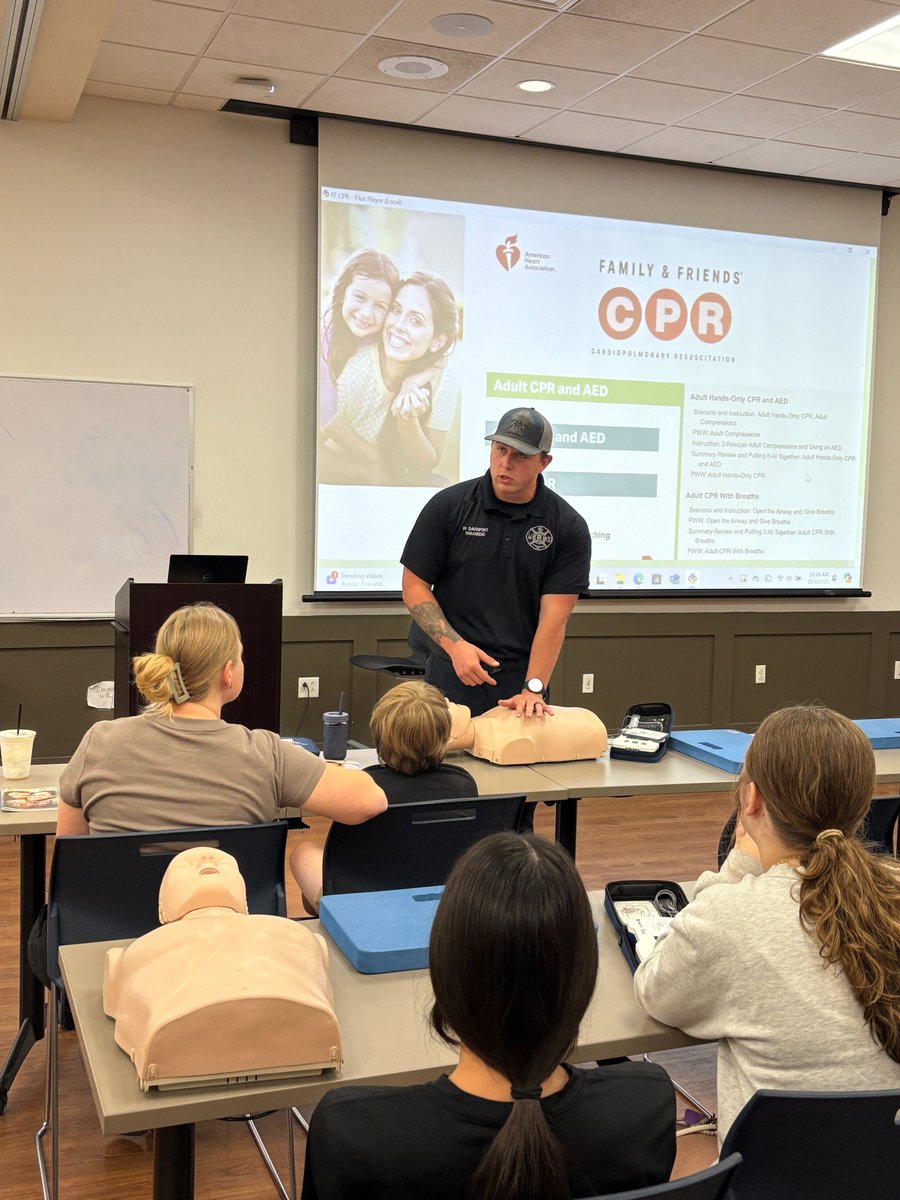 FranklinFire's tweet photo. A few minutes of CPR training could help save the life of someone you love! The Franklin Fire Department and its public safety partners are offering free, one-hour CPR classes during Community CPR & Public Safety Day on Wednesday, June 3, at The Factory at Franklin.

These hands-on classes are designed to help you feel more confident responding during an emergency before first responders arrive. Participants will receive a participation card, which may be helpful for babysitters and caregivers.

Registration is required for each class session. Learn more at https://t.co/KpDF7nLwxD

Sign up now:
🫀 Adult CPR Classes (non-certification)
• 10:00 AM: https://t.co/sRK7nwkc9q
• 12:00 PM: https://t.co/5nwS5lH27o

👶 Infant CPR Classes (non-certification)
• 11:00 AM: https://t.co/U0YtVOEmPW
• 1:00 PM: https://t.co/cM62io1ROB

Can’t stay for a full class? Stop by anytime between 10 AM and 2 PM for free drop-in practice stations featuring:
• CPR & AED practice
• Choking response
• Bleeding control
• Overdose response & naloxone administration
• And much more!

The event will also include a public safety Touch-A-Truck, car seat checks, giveaways, door prizes, and safety information from multiple public safety agencies:
• The Factory at Franklin, Liberty Hall
• Wednesday, June 3
• 10 AM – 2 PM