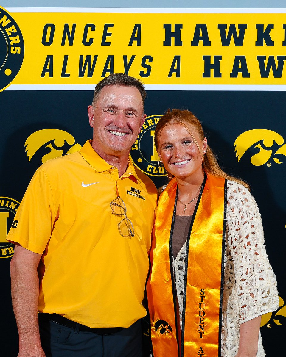 IowaVolleyball's tweet photo. Congratulations to our graduates! 🎓

We are so proud of you and can’t wait to see all the amazing things you’ll accomplish! 💛 https://t.co/IumsEyVIaF