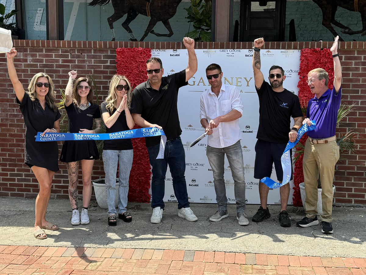 SaratogaChamber's tweet photo. Join the Saratoga County Chamber of Commerce in celebrating the grand re-opening of Gaffneys! 

Go visit them soon for great food, drinks &amp; more. 

16 Caroline Street 
Saratoga Springs, NY 12866

https://t.co/Y2rLwY4heI

Thank you Arrow Bank for being our ribbon cutting sponsor. https://t.co/uaWgogSLGe