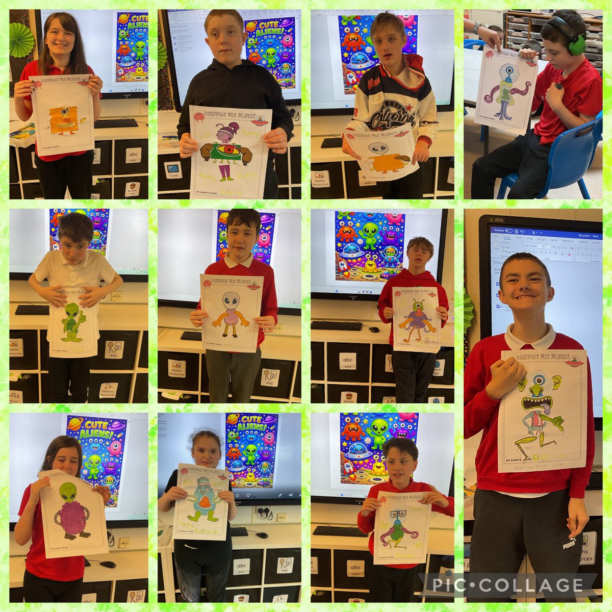 YsgolHenFelin's tweet photo. Lovely day in #YHFclass14 creating Aliens and MOVE activities as part of move week. #YHFMOVE https://t.co/ZgGHxwMpMO