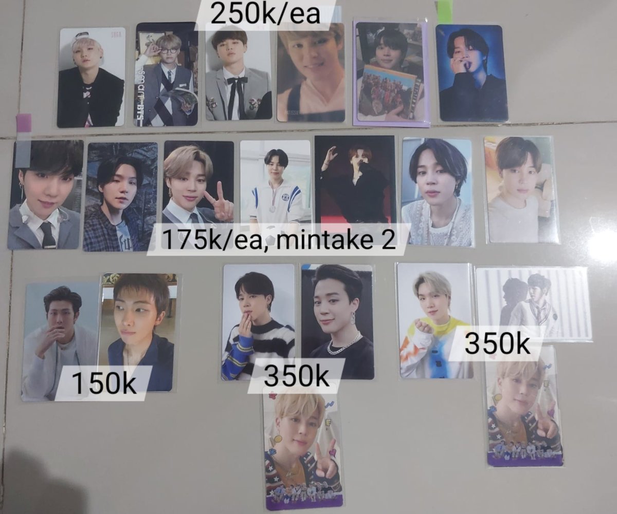alrvjjyx's tweet photo. WTS HELP RT 🙏🏻💜

💰Price in pict
🌷Condi by dm
✅Keep dp
✅WW BUYERS WITH INA ADDRESS
❌Exc pack+adm
🏡Jatim
Tags. wts wtb wtt photocard jimin sys final memo namjoon ld pickup jungkook beyond seokjin yoongi jhope taehyung grammy dday ld butter btsw i need u sla lfb pc bts ina ww https://t.co/86e5up9dhp