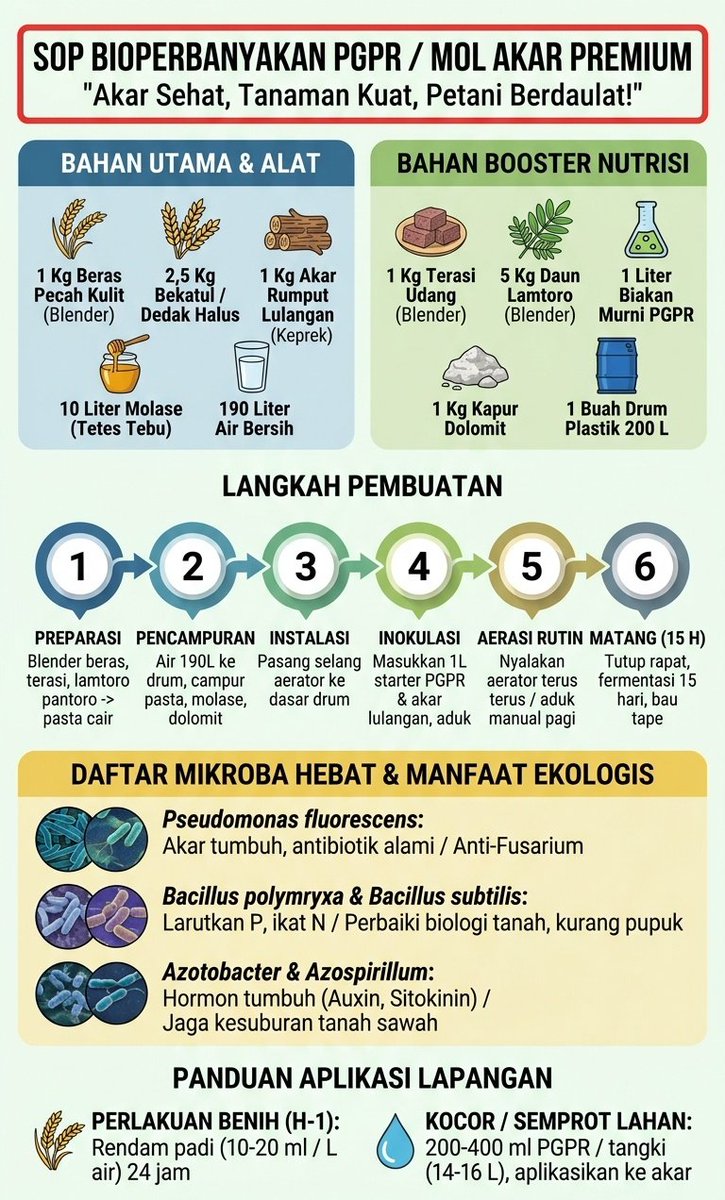 khamim_neutron's tweet photo. Siang tadi akhirnya bisa mencukupi permintaan saudara taniku utk berdiskusi dg materi Budidaya tanaman padi sehat dan pengembangan MOL akar/PGPR beserta fungsi ekologisnya. Selalu tumbuh energi lebih ktk belajar bersama petani.
Teman yg mau coba buat silakan, mudah2an bermanfaat. https://t.co/GKYNc2AQPT